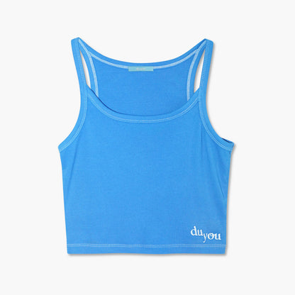 du you rib scoop neck tank