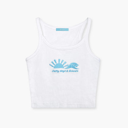 SALTY DAYS  rib scoop neck tank