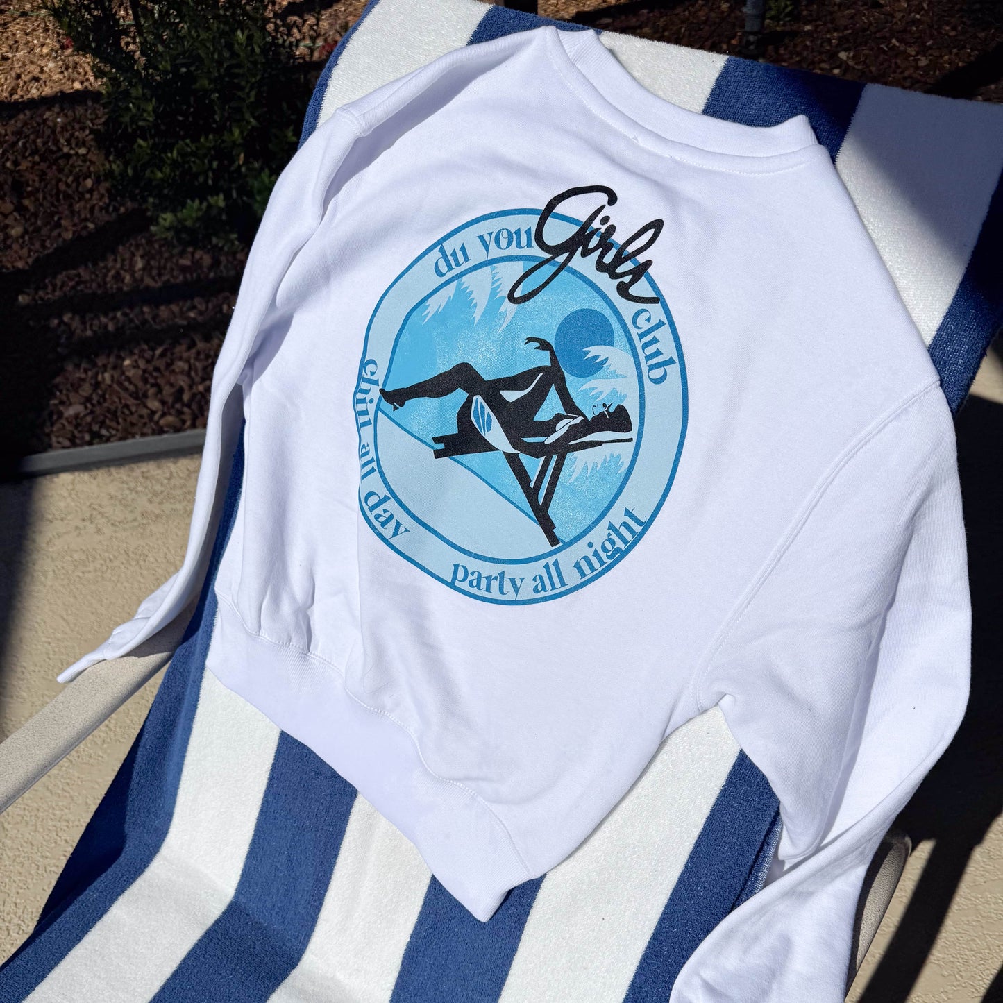 du you GIRLS CLUB CREWNECK Sweatshirt