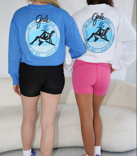 du you GIRLS CLUB CREWNECK Sweatshirt