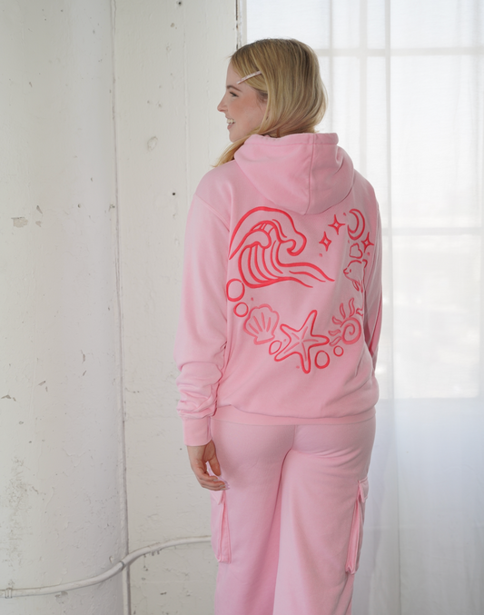 Sea heart hoodie